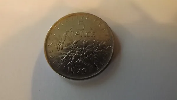 5 francs semeuse 1970  métal nickel poids 10 g diamètre 29 mm épaisseur 2.09
