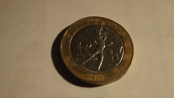 10 francs  Génis de la bastille 1989  métal  couronne:cu 92%  al 6%  ni 2% centre nickel p
