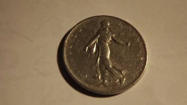 1 franc semuse 1960   métal  nickel poids 6  diamètre  24 mm épaisseur 1.79