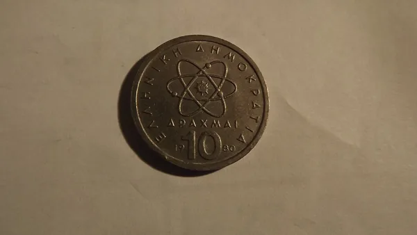 Grèce 10 drachmai 1980