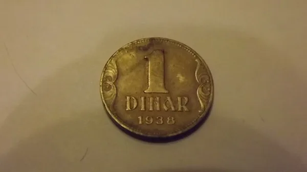   Yougoslavie 1 dinar 1938